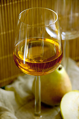 Image showing Drink and pears VII