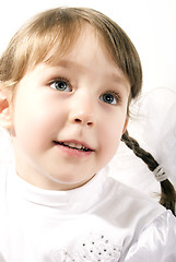 Image showing Photo of a little girl  