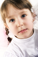 Image showing Photo of a little girl  