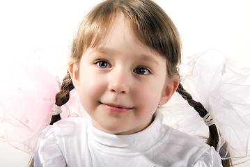 Image showing Photo of a little girl  