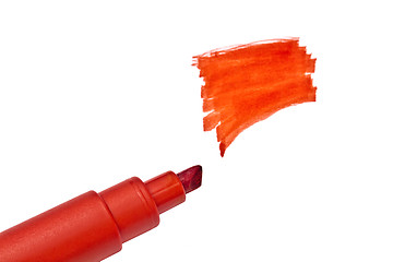 Image showing Red highlighter