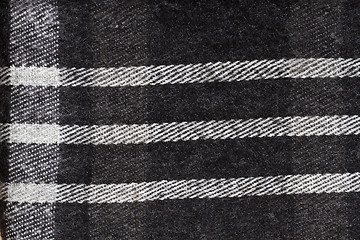 Image showing checkered wool scarf