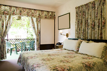 Image showing hotel room interior with garden view Tobago