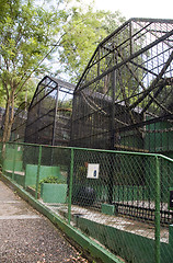 Image showing old zoo cages Emperor Valley Zoo Trinidad Port of Spain