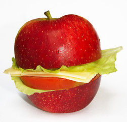 Image showing Natural healthy sandwich