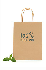 Image showing Recycled Paper Shopping  Bag