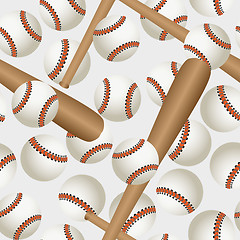 Image showing baseball pattern