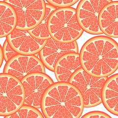 Image showing seamless grapefruit