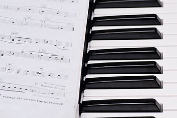 Image showing Piano Keys