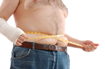 Image showing belly fatness