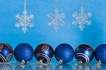 Image showing New Year's and Christmas ornaments