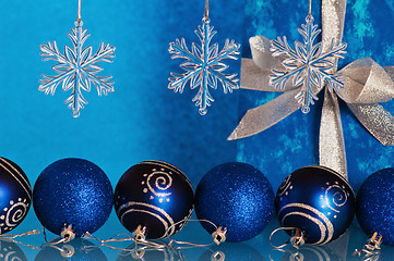 Image showing New Year's and Christmas ornaments