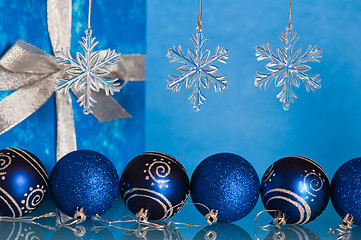 Image showing New Year's and Christmas ornaments