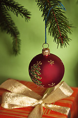 Image showing New Year's and Christmas ornaments