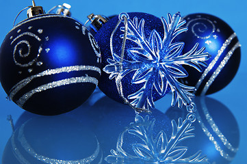 Image showing New Year's and Christmas ornaments