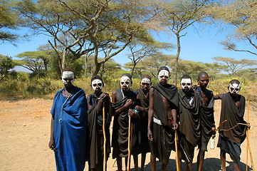 Image showing Masai life