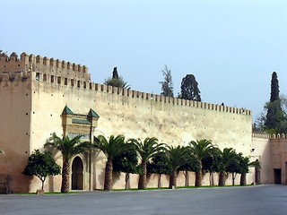 Image showing Moroccan wall
