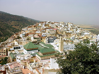 Image showing Moroccan Village on a Hill