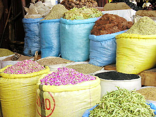 Image showing Moroccan Souk, Spices