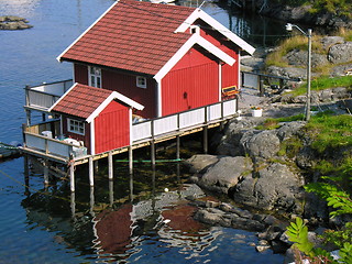 Image showing House over a river