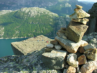 Image showing Preikestolen Rocky view