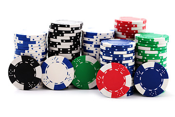 Image showing poker chips