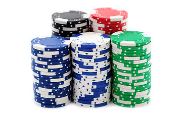 Image showing poker chips