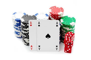 Image showing gambling
