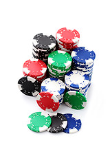 Image showing poker chips
