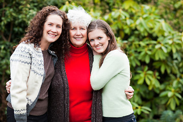 Image showing Grandmother, daughter and granddaughter