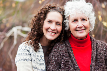 Image showing Grandmother with her daughter