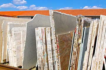 Image showing Marble sheets