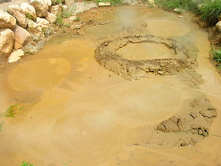 Image showing Brown Earth hot pond