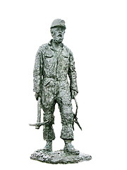 Image showing Miner Statue