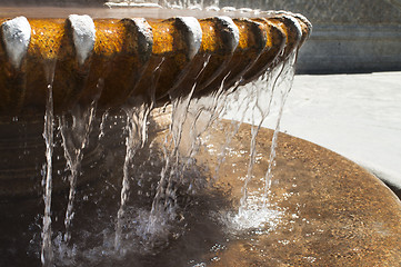 Image showing  Hot water fountain