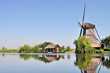 Image showing Mill on canal
