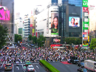 Image showing Tokyo pedestrian crossing