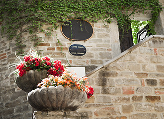 Image showing Resturant hotel sign