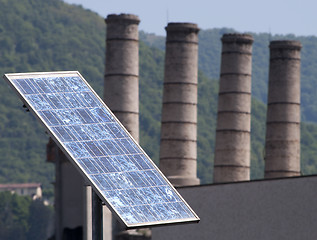 Image showing Solar Panel Contrast