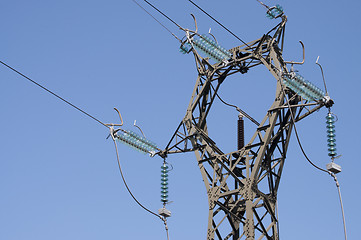 Image showing High Voltage Tower