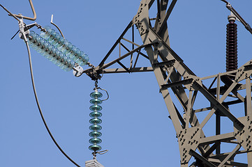 Image showing High Voltage Tower Detail