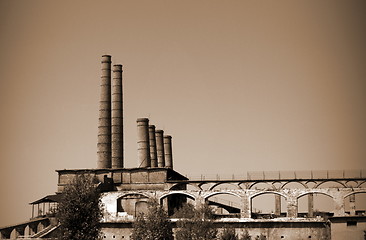Image showing Old abandoned Factory