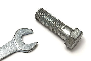 Image showing wrench and bolt