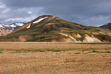 Image showing Mountains in Iceland