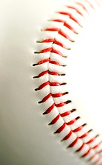 Image showing Base ball close up