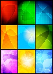 Image showing Simple vector backgrounds