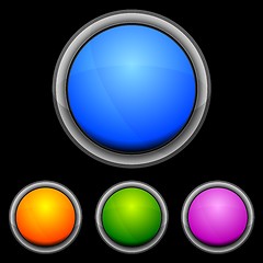 Image showing Vector glossy buttons