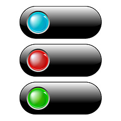 Image showing Vector buttons