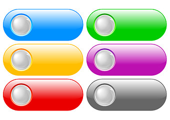 Image showing Vector buttons