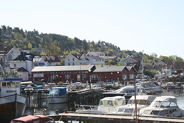 Image showing Harbour area in Drøbak